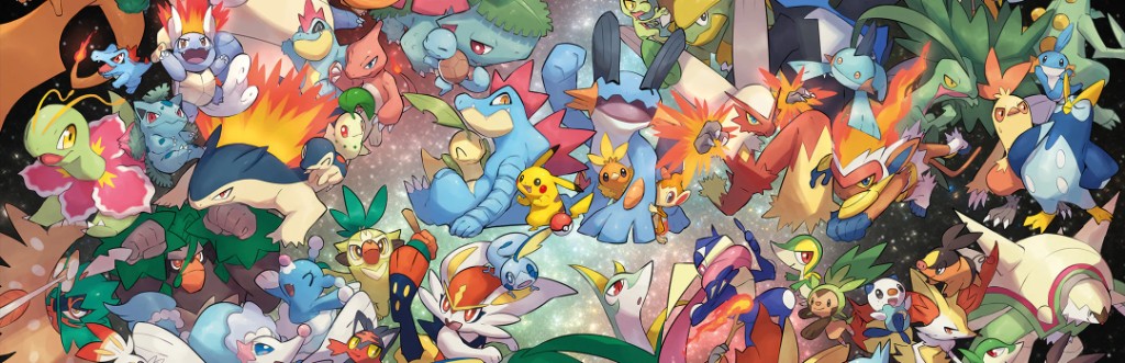 Pokémon characters banner